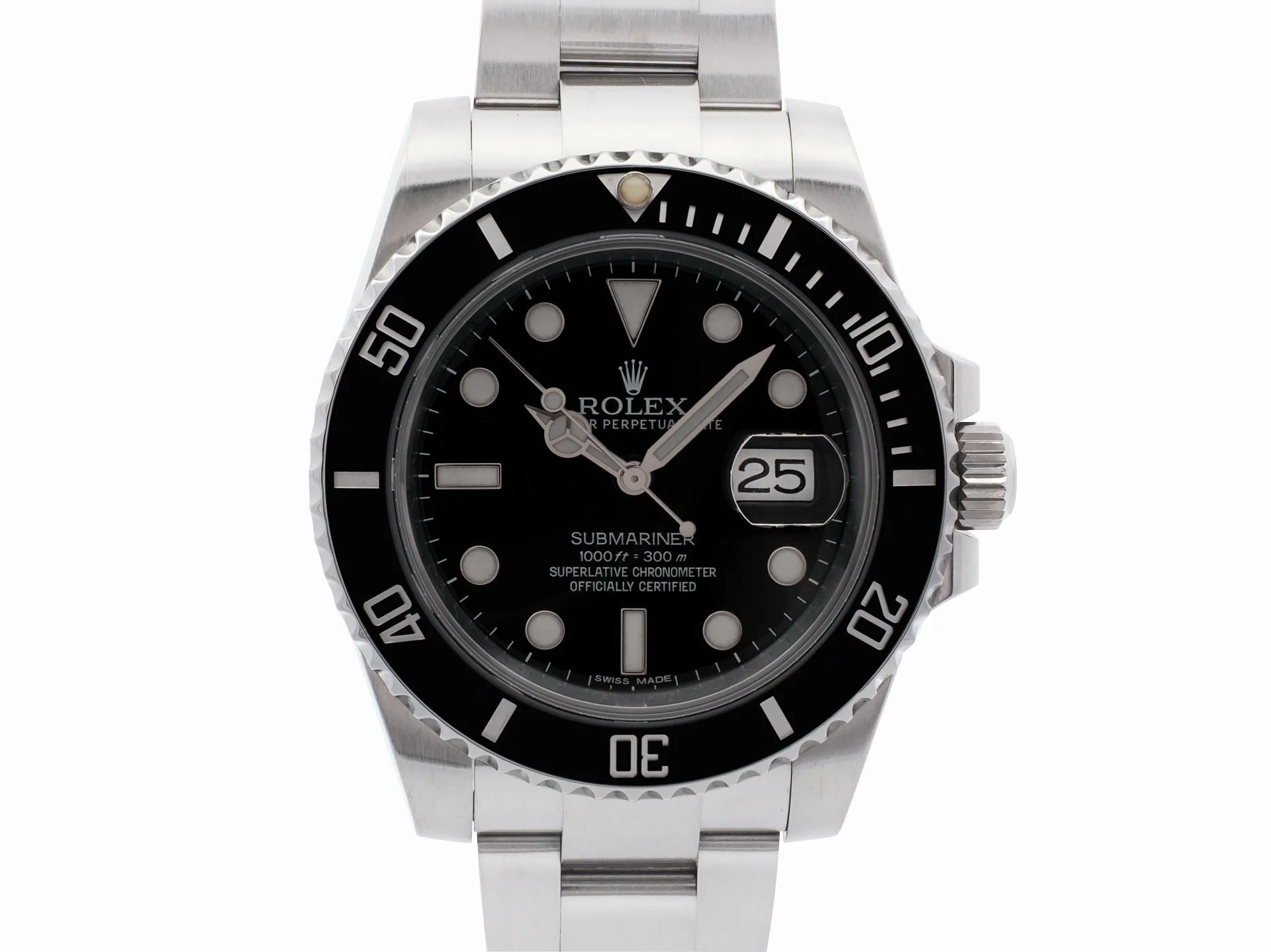 《豐原天一》ROLEX 勞力士錶 116610 黑水鬼 不鏽鋼 SUBMARINER 潛航者 Q10310